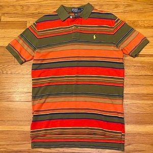 Ralph Lauren Multicolored Stripe Polo. Size M.